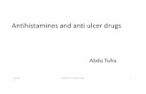 Antihistamines and anti ulcer drugs