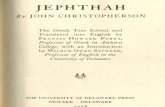 Ἰεφθάε - John Christopherson's Jephthah (Introduction &c., Revised)