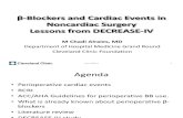 β-Blockers and Cardiac Events in Noncardiac Surgery