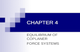 CHAPTER 4 Equilibrium of Coplanar Force Systems