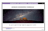 Genesis of cosmic equation part 1 first edition