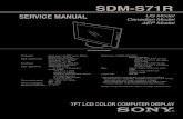 Sony SDM-71R Service Manual