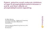 Small molecule inhibitors of PI4 Kinase