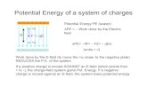 Potential Energy of a system of charges ... Potential Energy of a system of charges Potential Energy