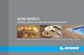 ILE DEFENCE - EXCLUSIVES LLOBET S.L. Barnices y Characteristics of the new additives AY M433 and AF M466 Silver Defence additives for water-based topcoats, AY M433, and for solvent-based