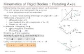 Kinematics of Rigid Bodies :: Rotating Notes/ME101-Lecture33-KD.pdf  Kinematics of Rigid Bodies ::