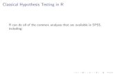 Classical Hypothesis Testing - Macalester kaplan/startingwithr/  Hypothesis Testing