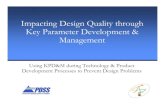 Impacting Design Quality through Key Parameter Development ...asq.org/...design-quality-through-key-parameter-development-managImpacting Design Quality through Key Parameter Development