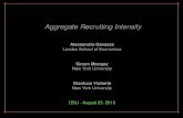 Aggregate Recruiting Intensity - New York is aggregate recruiting intensity? ... Bersin and Associates, Talent Acquisition Factbook (2011)-Average hiring cost at 100+ employee ï¬rms