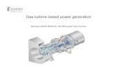 Gas turbine based power generation - Stanford University cantwell/AA283_Course_Material/...Ideal Gas Turbine Power Generator. f= „ »âˆ’„ » „ fâˆ’„ »