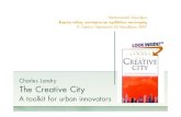Charles Landry The Creative City - .Charles Landry The Creative City A toolkit for urban innovators