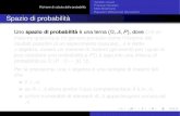 Variabili casuali Processi stocastici Moto Browniano ...users.unimi.it/iacus/finance/   Richiami