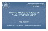 Inverse kinematic studies of 12C(±,³ 16O with .Inverse kinematic studies of 12C(±,³)16O with