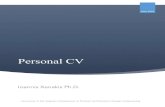 CV - Ioannis Xenakis UK - GR - ¤¼®¼± ... 3 Ioannis Xenakis personal CV About Summary of CV