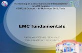 ITU Training on Conformance and Interoperability for AFR ... EMC fundamentals ITU Training on Conformance