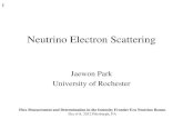 Neutrino Electron Scattering - University of vipres/jw_nue.pdf  1 Neutrino Electron Scattering Jaewon
