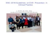 ESC: 2016 Guidelines onCVD Prevention in Cl .ESC: 2016 Guidelines onCVD Prevention in ClinicalPractice