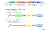 £âˆ’âˆ† CDC â€“ Direct Interface to Cap. £âˆ’âˆ†CDC â€“ Direct Interface to Cap. Sensors Capacitive