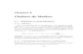 Cha®nes de Markov - iecl.univ-   Chapitre 6 Cha®nes de Markov