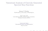Variational Analysis of Convexly Generated Spectral Max ... burke/talks/   Variational
