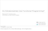 Do Extraterrestrials Use Functional Programming? .â€œDo Extraterrestrials Use Functional Programming?â€‌