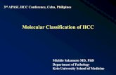 Molecular Classification of HCC - Hepatology Society of ... molecular classification of HCC. Hoshida