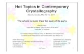 Hot Topics in Contemporary .2011: Dan Shechtman ... M = Zr, Hf cp* = pentamethyl-cp. ... Hot Topics