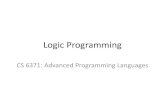 Logic Programming - The University of Texas at hamlen/cs6371sp14/   â€¢ One Prolog programming