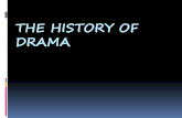 The history of drama