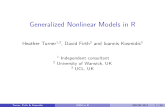 Generalized Nonlinear Models in R