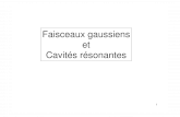 005 Faisceaux Gaussiens Et Cavit©s R©s