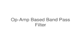 Op-Amp Based Band Pass Filter. Equivalent Circuit @ DC (DC feedback)