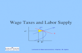 Lectures in Macroeconomics- Charles W. Upton Wage Taxes and Labor Supply