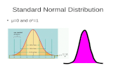 Standard Normal Distribution ¼=0 and ƒ 2 =1. Confidence Intervals Scientists often use a sample standard deviation to construct a confidence interval