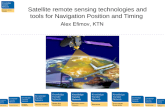 Satellite remote sensing technologies and tools for Navigation Position and Timing Alex Efimov, KTN