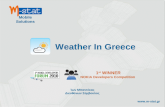 Mobile Solutions Weather In Greece 1 st WINNER NOKIA Developers Competition ‰½ œ€±½„­±‚ ”¹µ…¸½‰½ £¼²…»‚