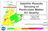 1 Satellite Remote Sensing of Particulate Matter Air Quality ARSET Applied Remote Sensing Education and Training A project of NASA Applied Sciences Pawan
