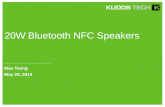 20W Bluetooth NFC Speakers