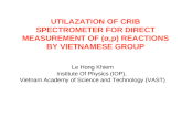 UTILAZATION OF CRIB SPECTROMETER FOR DIRECT MEASUREMENT OF (±,p) REACTIONS BY VIETNAMESE GROUP