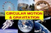 CIRCULAR MOTION & GRAVITATION. Circular Motion ( £F = ma for circles ) Circular motion involves Newtonâ€™s Laws applied to objects that rotate or revolve