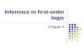 Inference in first-order logic Chapter 9. Outline Reducing first-order inference to propositional inference Unification Generalized Modus Ponens Forward