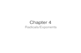 Chapter 4 Radicals/Exponents. §4.2 Irrational Numbers