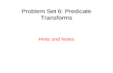 Problem Set 6: Predicate Transforms