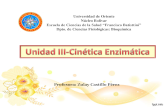 Unidad III cinetica enzimatica