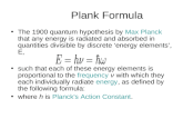 Plank Formula