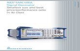 R&S¢®SMC100A Signal Generator Measurement Product Brochure R&S¢®SMC100A with Korean GUI. 8 Apart from