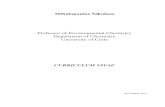 CURRICULUM VITAE - University of N., CURRICULUM VITAE 3/64 CV outline Education: Ph.D. Chemistry of