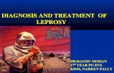 DIAGNOSIS AND TREATMENT OF LEPROSY - infection by lepra bacilli. LEPROMIN TEST ... ®½Estimating the