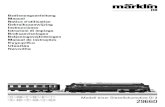 Bedienungsanleitung Manual Notice d¢â‚¬â„¢utilisation ... Modell einer Diesellokomotive Di 3 29660 D GB