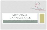 Medicinal Cannabinoids . MedicinalCannabanoids-FINAL.pdf NICOLE GUMA, DVM, DACVECC, DACVIM (SAIM) MEDICINAL